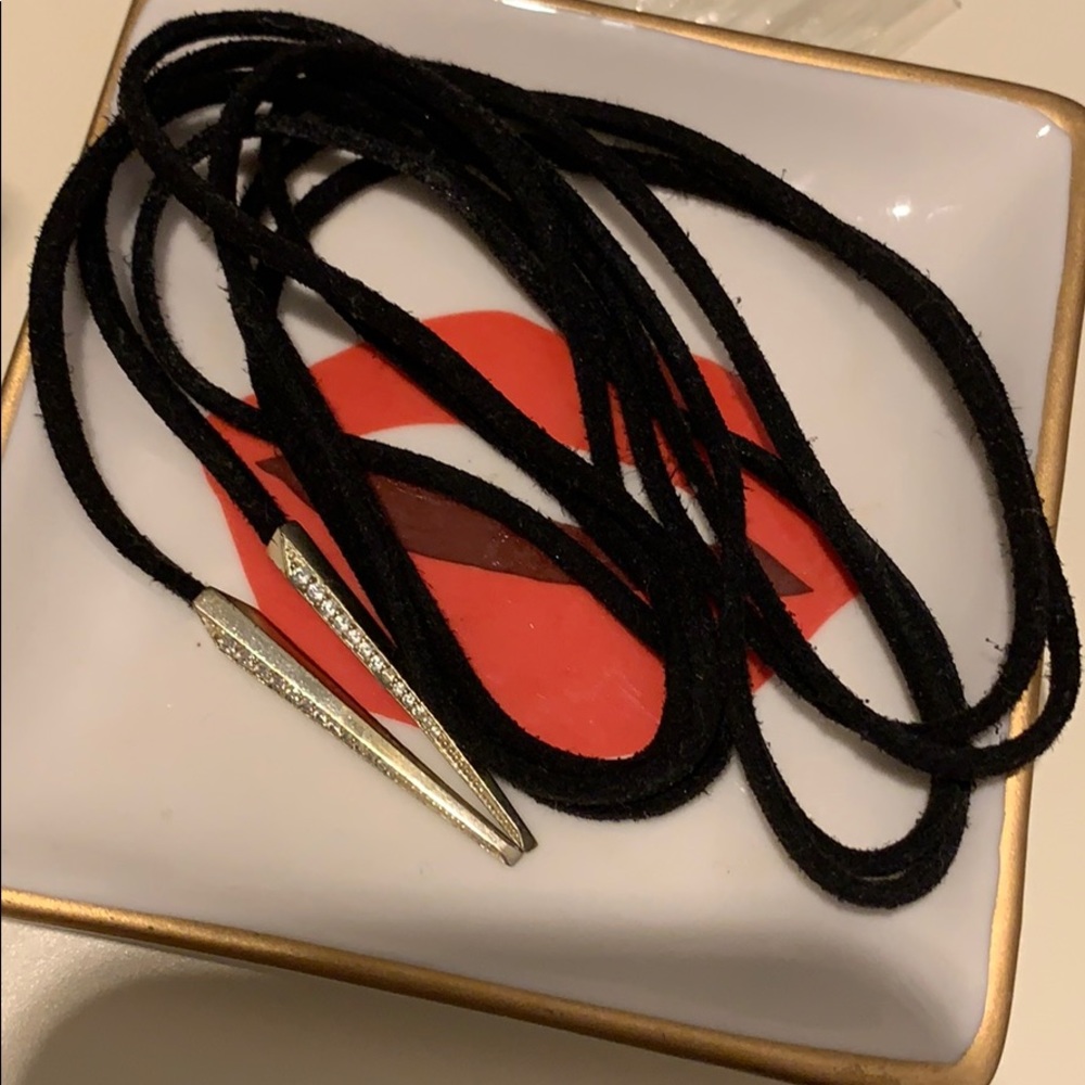 Long wrap necklace choker Kendra Scott